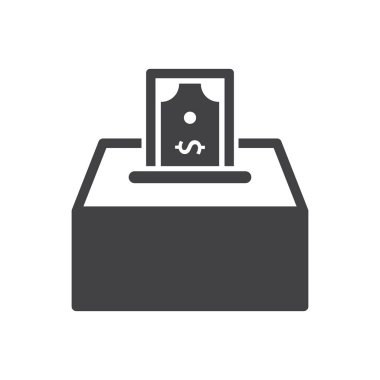 Bağış Simgesi Sembol Vektörü