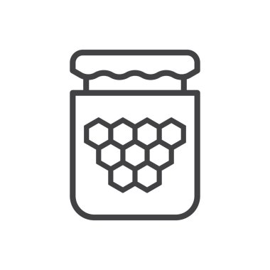 Bal şişesi Simge Sembol Vektörü