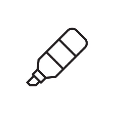 Vurgulayıcı Simgesi - İşaretleyici Kalem Simgesi