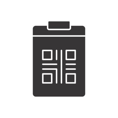 Qr Kod Pano Simgesi İmza Sembolü