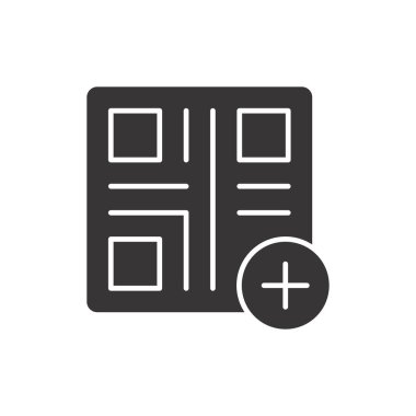 Qr Kod Simgesi Sembolü Ekle