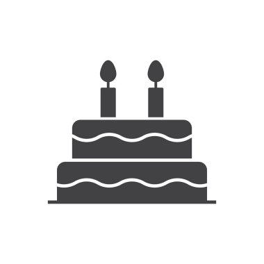 Doğum günü Pasta Simgesi İşaret Sembolü