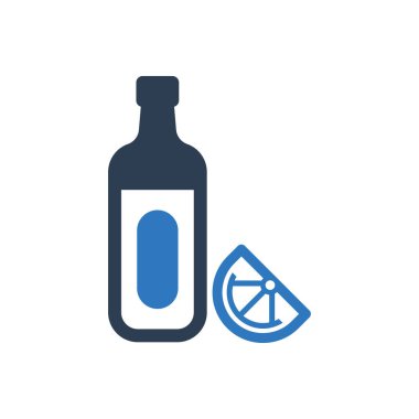 Şişe ve Limon Simgesi Sembolü