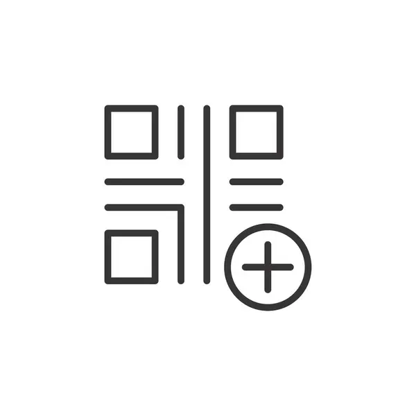 Qr Kod Simgesi Sembolü Ekle