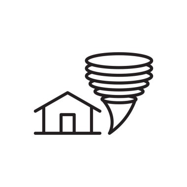 Tornado Saldırısı Simgesi Sembolü
