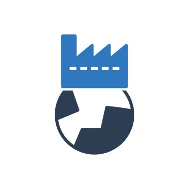 Fabrika Kirliliği Küresel Simgesi Sembolü