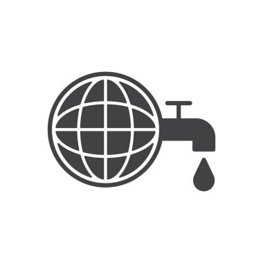 Dünya Su Simgesini Kaydet Sembolü