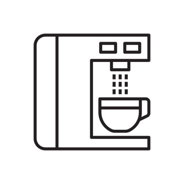 Kahve makinesi simgesi simgesi