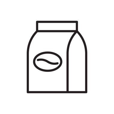 Kahve Paketi Simgesi Sembolü