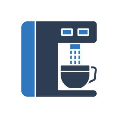 Kahve makinesi simgesi simgesi