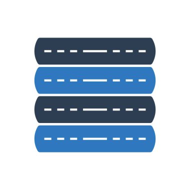 Veri Merkezi Simgesi İmza Sembolü