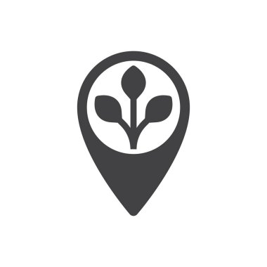 Bahçe Konumu Haritası Pin Simgesi Sembolü