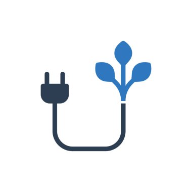 yeşil enerji simgesi - yenilenebilir enerji simgesi