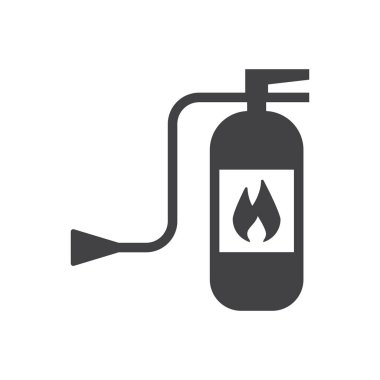 Yangın söndürme simgesi simgesini ateşle