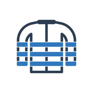 Güvenlik Ceketi Simgesi İmza Sembolü