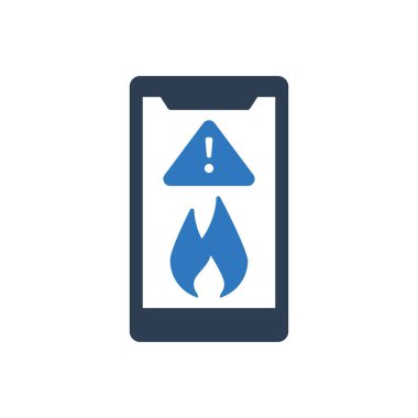 Uyarı simgesini ateşle İmza Sembolü