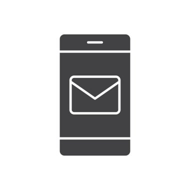 Mobil İmza Sembollü E- posta İletisi Simgesi