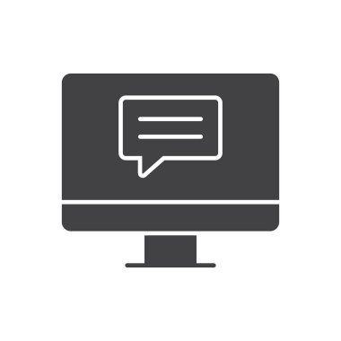 Çevrimiçi Sohbet Simgesi Sembolü