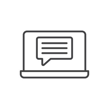 Çevrimiçi Sohbet Simgesi Sembolü