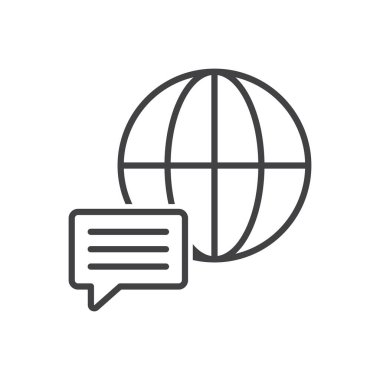 Çevrimiçi Sohbet Simgesi Sembolü