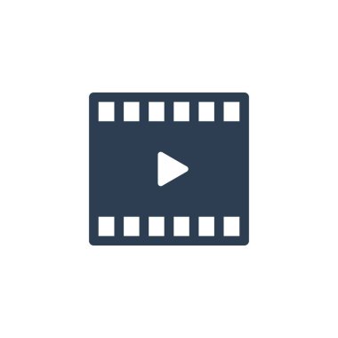 Video Simgesi - Film Şeridi Simgesi İmzalama Sembolü