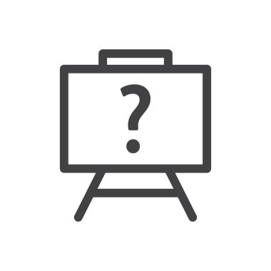 Soru Tahtası Simgesi Sembolü