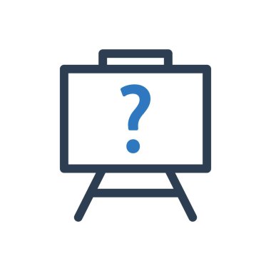 Soru Tahtası Simgesi Sembolü