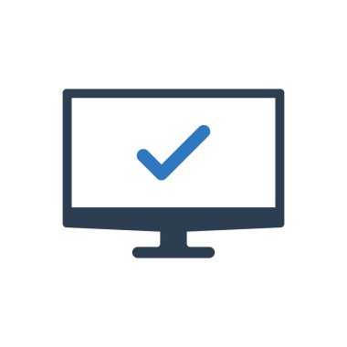 İşaretli Simge İşaretli Bilgisayar Simgesi