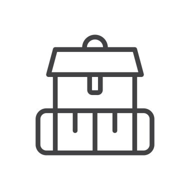 Sırt Çantası Simgesi - Kamp Çantası Simgesi