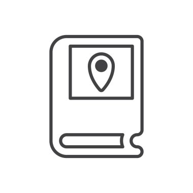 Seyahat Kılavuzu Simgesi Simgesi