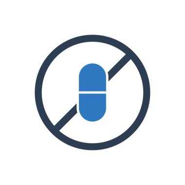 Uyuşturucu Uyarı Simgesi İmzalama Sembol Vektörü Yok