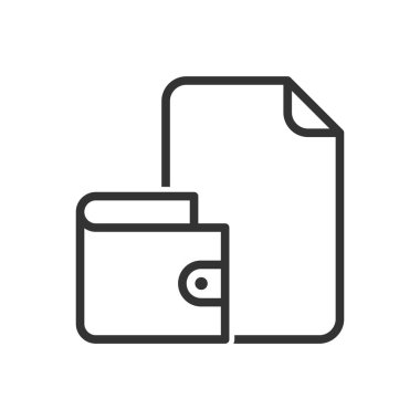 Cüzdan Belgesi Simgesi İmza Sembolü