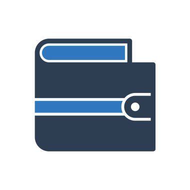 Cüzdan Simgesi İmza Sembol Vektörü