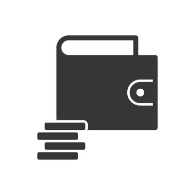 Cüzdan Simgesi İmza Sembol Vektörü