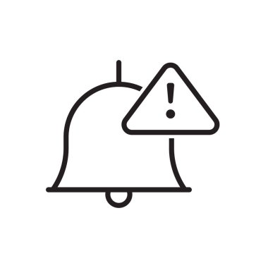 Alarm Simgesi Simge Vektörü 