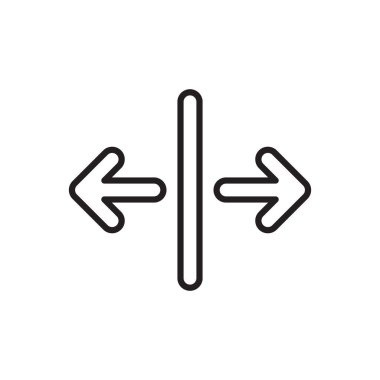 Simgeyi Yeniden Boyutlandır - Ok Yön Simgesi Sembol Vektörü 