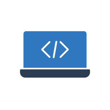 Programlama Kodlama Simgesi - Laptop Simgesi