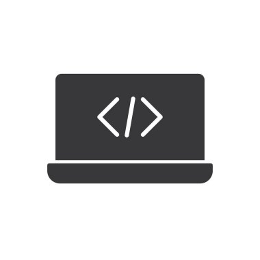Programlama Kodlama Simgesi - Laptop Simgesi