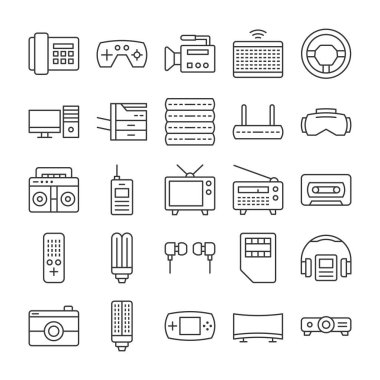 Elektronik Aygıt Simgesi İmza Sembolü Ayarla