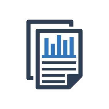 İş Raporu Belgesi Simgesi İmza Sembolü