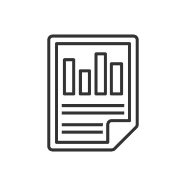 İş Raporu Belgesi Simgesi İmza Sembolü