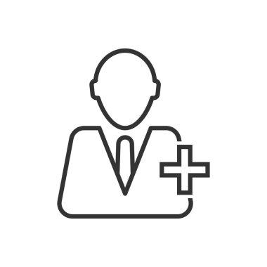 İş Adamı Simge Ekle - Artı İşaret Sembolü Sembolü