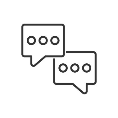 Kabarcık Sohbeti Simgesi - İletişim İletisi Simgesi