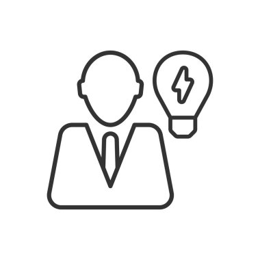 İş Fikri Stratejisi Simgesi İmza Sembolü