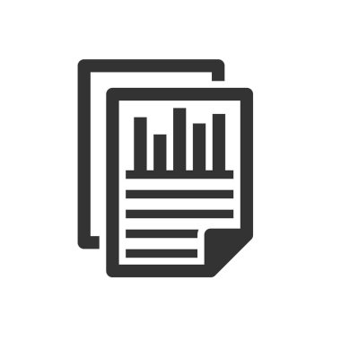 İş Raporu Belgesi Simgesi İmza Sembolü