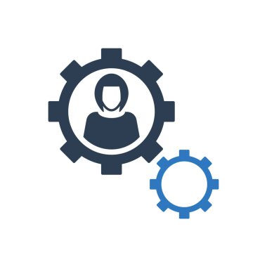 Uzman kadın simgesi İmza Sembolü