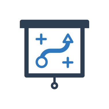 strateji sunum simgesi, iş planlama sunum simgesi