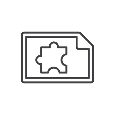 Bulmaca Belgesi Simgesi - Dosya Simgesi Planlama