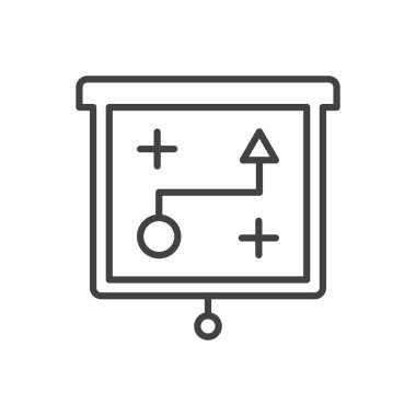 strateji sunum simgesi, iş planlama simgesi