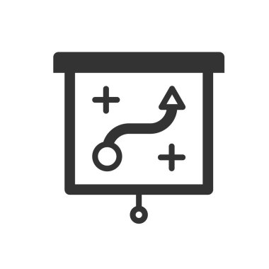 strateji sunum simgesi, iş planlama sunum simgesi